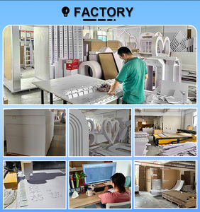 Nouvelle Arrivée LEDA : Arche Circulaire de Mariage avec Éclairage, Panneau Floral de Fond de Scène, Fond en Acrylique Blanc pour Événements - Product Image 5