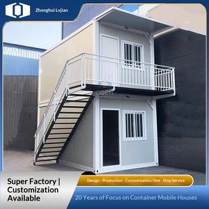 Casa Prefabricada de Diseño de Fábrica, Casa de Tablones Móvil, Residencia Temporal, Contenedor Móvil para Exteriores, Placa de Acero de Color Algodón - Product Image 1