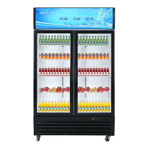 Congeladores verticales para supermercado, refrigerador de bebidas con pantalla <span class=keywords><strong>Vertical</strong></span>, escaparate con puerta de vidrio - Product Image 3