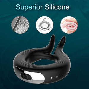 Sextoys penisring, sextoys voor mannen, kuisheidsring, vibrerende penisring, sexy artikelen, vibrator voor volwassen mannen, <span class=keywords><strong>gay</strong></span> 18+ - Product Image 4