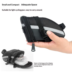 <span class=keywords><strong>MTB</strong></span> Satteltasche, Hartschalen Wasserdichte Nylon Fahrrad-Hecktasche, Multifunktionale Fahrrad-Untersitztasche - Product Image 3