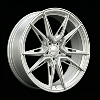 Velg Tempa Kustom 1-Piece 17-24 Inch Ringan Warna Perak 5x114.3 5x120 untuk Penumpang Tesla Model 3 BMW M2/M3/M4