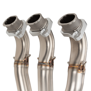 ชุดดัดแปลงท่อไอเสียมอเตอร์ไซค์ท่อเชื่อมกลางด้านหน้าสีฟ้า51มม. สำหรับ Triumph Street Triple 765 765S 765RS S 2017-2025 - Product Image 5