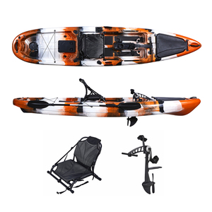 Pédale en plastique bon marché non gonflable <span class=keywords><strong>Kayak</strong></span> de pêche océan mer pagaie entraînement Kayakfor vente - Product Image 5
