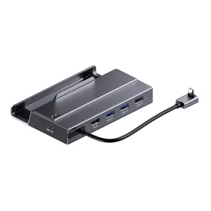 7 trong 1 USB C HUB SSD <span class=keywords><strong>Dock</strong></span> HD 4K 60Hz SATA NVMe M.2 sàn hơi Docking Station cho ayaneo phụ kiện jsaux <span class=keywords><strong>Nintendo</strong></span> chuyển đổi docks - Product Image 6