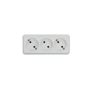 Kaxige brand hot sale 3 gang German standard EU electric socket outlet universal table wall mounted power sockets