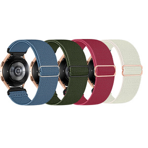 Pulsera de nailon Rosa elástica de 20/22mm para <span class=keywords><strong>Samsung</strong></span> para Galaxy Watch 5 Pro/3/<span class=keywords><strong>4</strong></span>/5/6 40mm 44mm/ 41mm/42mm 46mm/Galaxy Watch <span class=keywords><strong>Active</strong></span> 2 - Product Image 3