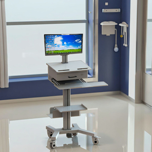 Chariot pour ordinateur portable tout-en-un réglable en hauteur Chariot pour meubles de clinique Chariot dentaire avec tablette VESA - Product Image 6