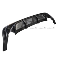 Diffuseur de pare-chocs arrière en fibre de carbone de style O pour Volkswagen VW Golf 8 MK8 Auto Tuning