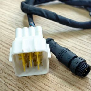 Кабельный комплект Customjst с 3-контактным водонепроницаемым разъемом IP66, алюминиевым проводником из PTFE, для мотоциклов - Product Image 1