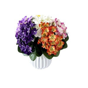 Arreglo de Flores Artificiales Queyiyi Violeta 80882 Hecho a Mano Decoración para el Hogar Accesorios para Bodas - Product Image 5