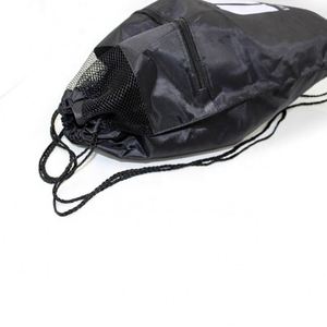 สินค้าส่งเสริมการขายพร้อมโลโก้ กระเป๋าใส่รองเท้าขนาดเล็กกันน้ำแบบกำหนดเอง กระเป๋าของขวัญไนลอน กระเป๋าโพลีเอสเตอร์แบบมีเชือกผูก - Product Image 3