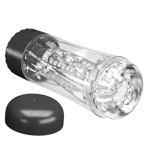 เครื่องช่วยสำเร็จความใคร่ชายแบบสั่นสะเทือน PRETTY LOVE พร้อมระบบดูดสุญญากาศ ปรับความเร็วได้หลายระดับ ถ้วยช่วยสำเร็จความใคร่ ของเล่นทางเพศ - Product Image 2