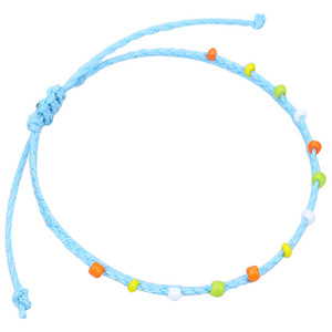 Pulsera tejida de estilo bohemio hecha a mano, <span class=keywords><strong>tobillera</strong></span> de cuentas de arroz para <span class=keywords><strong>surf</strong></span> de verano, cadena de tobillo de moda - Product Image 5