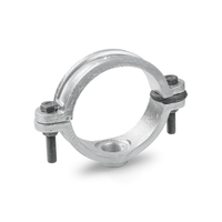 Collier de serrage double en acier galvanisé fabriqué par Laju Sinergi Metalindo, garantie 3 ans pour les applications médicales et minières
