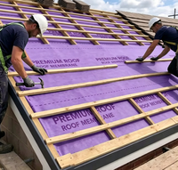 Membrane de toiture respirante imperméable en PP de haute qualité Sohi / Sous-couche de toiture type Tyvek avec fonction anti-vieillissement
