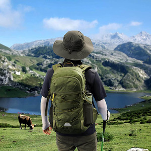 Zaino da <span class=keywords><strong>trekking</strong></span> zaino da viaggio-zaino da campeggio da esterno impermeabile leggero da 35 litri per uomo donna - Product Image 6