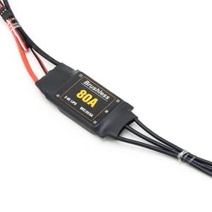 Contrôleur de vitesse ESC 80A RC sans balais 2-6S avec 5V <span class=keywords><strong>5A</strong></span> <span class=keywords><strong>UBEC</strong></span> pour RC FPV Quadcopter RC Avions Hélicoptère - Product Image 2