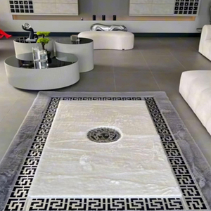 Alfombra Benyi, diseño dorado <span class=keywords><strong>de</strong></span> estilo lujoso Simple, alfombra lavable multicolor supersuave, alfombra <span class=keywords><strong>de</strong></span> piel <span class=keywords><strong>de</strong></span> conejo <span class=keywords><strong>de</strong></span> imitación con lámina dorada - Product Image 5