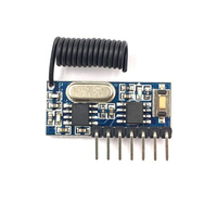Controles Remotos RF de 433 Mhz, Transmisor y Módulo de Interruptores Receptores de Relé RF de 433 Mhz, Interruptor de Control de Salida Inalámbrico de 4 Canales