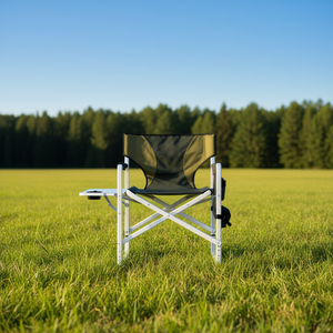 Fauteuil de Réalisateur Léger et Surdimensionné Db avec Cadre en Aluminium et Tissu Oxford, avec Table Latérale pour Utilisation en Extérieur et Jardin - Product Image 2