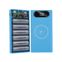 Kit de banque de chargeur sans fil rapide 5A 22.5W USB Type C 6*21700 Power Bank 30000mAh kit d'alimentation