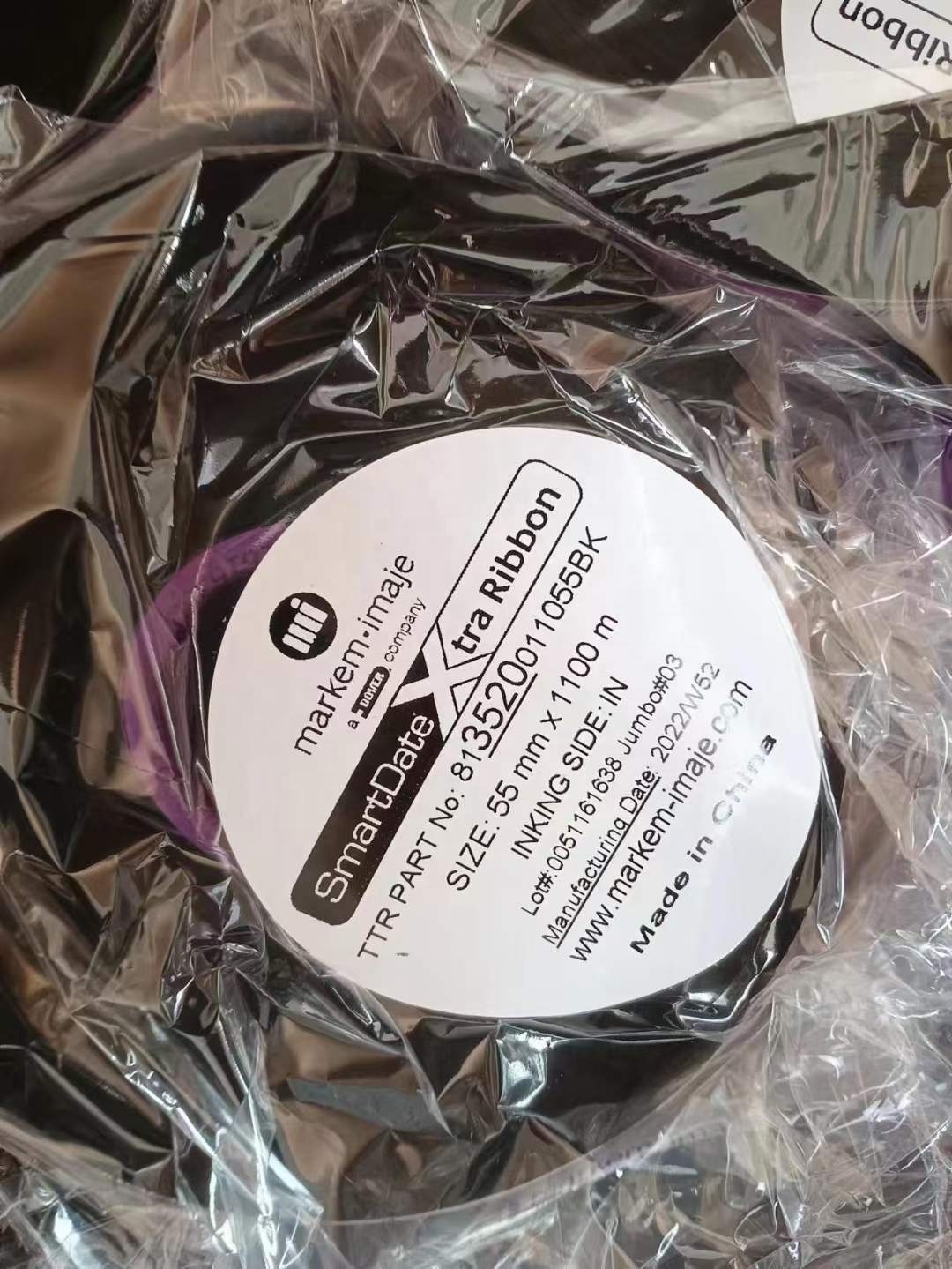 Original Markem-Imaje TTO Ribbon 813520011055BK 55mm/1100m