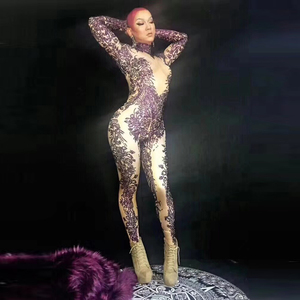 Womens <strong>Dresses</strong> <strong>See</strong> <strong>Through</strong> Rhinestone Bodycon Club <strong>Dresses</strong> Ladies <strong>See</strong> <strong>Through</strong> <strong>Dress</strong> Night Sexy Clubwear Party Jumpsuit Romper - Product Image 3