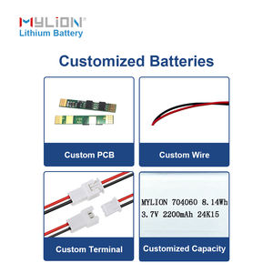 Полимерная аккумуляторная батарея 3,7 В 704060 2200 мАч Li-PO для взвешивания Bluetooth - Product Image 2