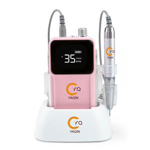 Macchina per lucidare unghie ibrida 2-in-professionale E lima forte 35000RPM Wireless portatile elettrico acrilico trapano per unghie - Product Image 1