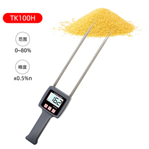 Tk100h <b>Moisture</b> <b>Meter</b> 0-80% Accuracy 0.5% Portable Digital For Rice Wheat Potato Herb - Product Image 2