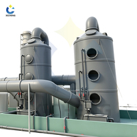 Équipement de purification des gaz résiduels : Tours de lavage à tamponnement, Tour de purification des fumées noires, Système de lavage par pulvérisation pour la pollution atmosphérique