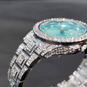 Montres à quartz MISSFOX, marque <span class=keywords><strong>de</strong></span> mode, style streetwear, hip-hop, unisexe, avec diamants brillants, bijoux pour mariage et fête, nouvelle collection, dropshipping - Product Image 3