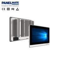 PC industriel tout-en-un 11,6 pouces IP65 FHD Intel I3 I5 I7 J6412 8G 128G avec écran tactile intégré, OS Linux, panneau frontal étanche