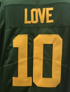2025 nuova maglia da Football americano cucita Green Bay 10 JD Love 8 Josh Jacobs 11 Jayden Reed - Product Image 2