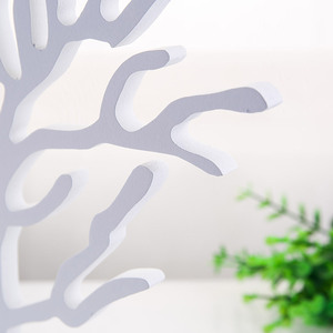 Ornamenti in legno a forma di corallo in stile mediterraneo Hailan di varie dimensioni - Un set di decorazioni per la casa e regali di nozze per una nuova casa - Product Image 5