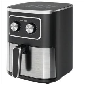 Friteuse électrique carrée en plastique 5L à commande manuelle, sans huile, avec fonction de cuisson, affichage facile à lire et réglable - Product Image 1