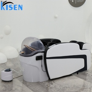 Table de massage automatique multifonctionnelle Kisen avec fumigateur à circulation d'eau et fauteuil-lit de shampoing - Product Image 2