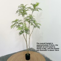Plante verte artificielle, grande plante en pot, décoration intérieure douce, arbre artificiel sur pied pour salon, ornements végétaux