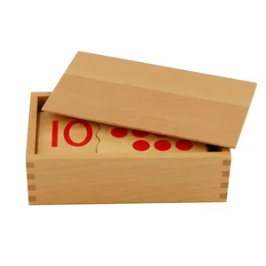 MA009 Montessori wooden Kids Toy Number Puzzle 1-10 montessori mathematics material educational wooden toys kids baby