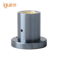 Prix attractif – Boîtier de roulement CNC à bride ronde Igus 25 mm 100 % original, équipé de guides d'axe et de bagues de roulement linéaires