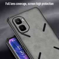 Étui pour hommes d'affaires pour Infinix GT 50 Pro Spark 40 Pro Plus, étui en silicone pour Tecno Camon 40 Pro, étui en cuir PU pour Infinix Hot 60i
