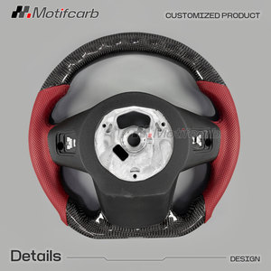 Volante de Fibra de Carbono LED Personalizado con Empuñaduras de Cuero Rojo para Toyota GR Supra 2.0 3.0 A90 A91 2018-2026, Mejora del Interior - Product Image 5