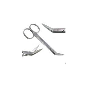 Tijeras quirúrgicas de alta calidad, herramienta de corte recto con ángulo de Iris curvo, con punta fina, supercorte, gran oferta - Product Image 2