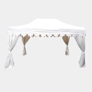 Taille personnalisée 3x3m tente extérieure tente d'exposition personnalisée 3x4.5m 3x6m auvent de fête