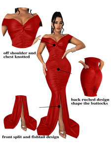 Robes <span class=keywords><strong>de</strong></span> <span class=keywords><strong>Cocktail</strong></span> Sexy à Manches Courtes et Épaules Dénudées Personnalisées <span class=keywords><strong>Robe</strong></span> <span class=keywords><strong>de</strong></span> Dîner Élégante <span class=keywords><strong>de</strong></span> Luxe pour les Femmes - Product Image 6