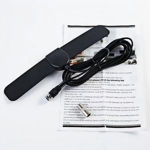 <span class=keywords><strong>Antenne</strong></span> TV numérique HD intérieure avec support mural, fréquence VHF/UHF, câble en plastique de 3 m, prend en charge la 4K - Product Image 6