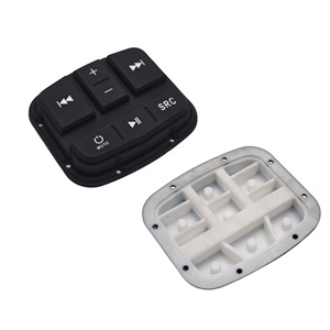 Teclado de silicona de tacto suave resistente al desgaste para selección de función de osciloscopio PU recubierto de superficie para electrodomésticos - Product Image 4