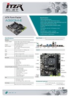 Carte mère AM4 A320 prise de qualité supérieure 1331 DDR4 DIMM Esonic/OEM carte mère pour PC 7e APU A8/A10/A12 series