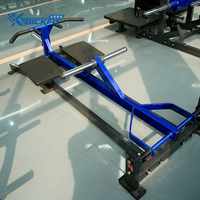 Máquina de remo con barra en T inclinada y carga de placas para ejercicio de espalda, equipo comercial de gimnasio